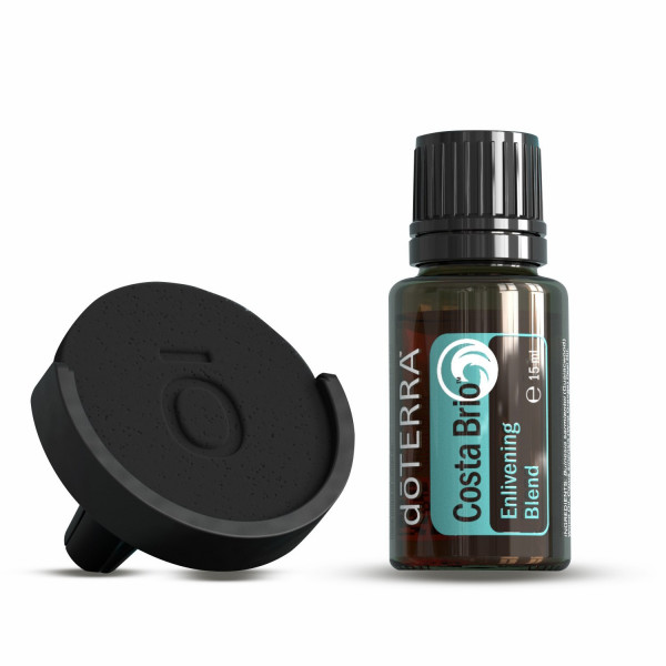 doTERRA Costa Brio™ (Anregende Mischung) 15ml &amp; Car Clip Diffuser